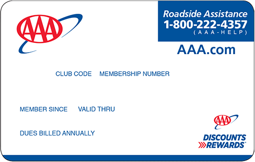 AAA Basic Membership card preview